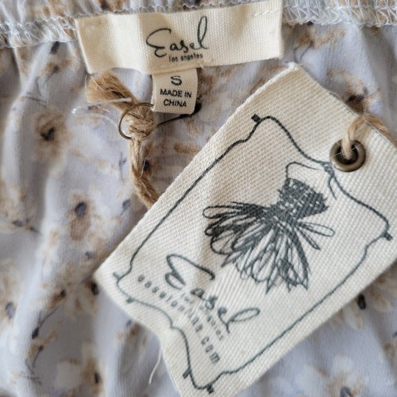 Easel Dress, Boutique, S. Floral print with tiered ruffles, boho, Spring, party - Picture 3 of 5